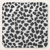 Dalmatiaans zwart-wit afdrukken kartonnen onderzetters (Voorkant)