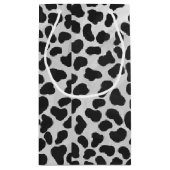 Dalmatiaans zwart-wit afdrukken klein cadeauzakje (Achterkant)