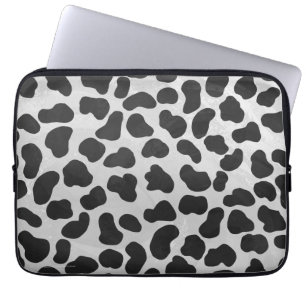 Dalmatiaans zwart-wit afdrukken laptop sleeve