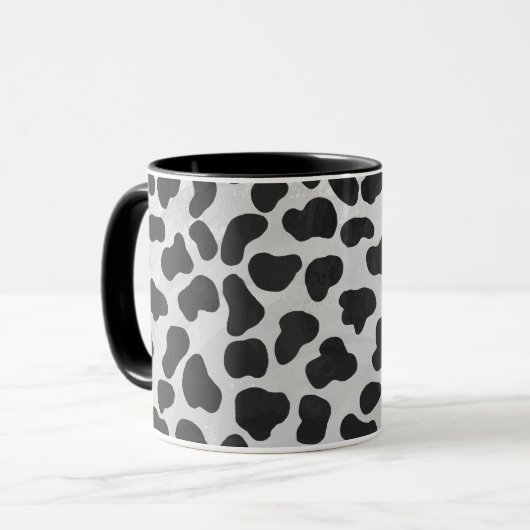 Dalmatiaans zwart-wit afdrukken mok (Voorkant links)