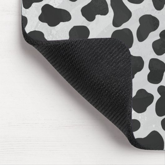 Dalmatiaans zwart-wit afdrukken muismat (Hoek)