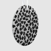 Dalmatiaans zwart-wit afdrukken ornament (voorkant)