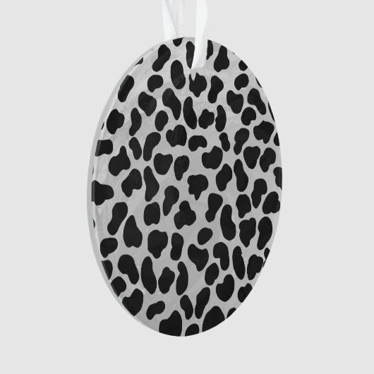 Dalmatiaans zwart-wit afdrukken ornament (voorkant)