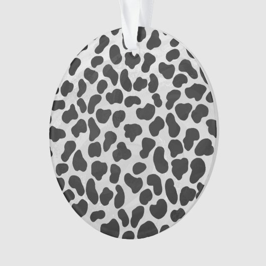 Dalmatiaans zwart-wit afdrukken ornament (voorkant)