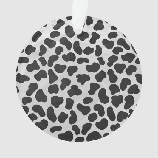 Dalmatiaans zwart-wit afdrukken ornament (voorkant)