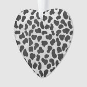 Dalmatiaans zwart-wit afdrukken ornament (voorkant)