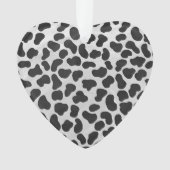 Dalmatiaans zwart-wit afdrukken ornament (voorkant)