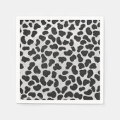 Dalmatiaans zwart-wit afdrukken servetten (Voorkant)