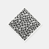 Dalmatiaans zwart-wit afdrukken servetten (Hoek)