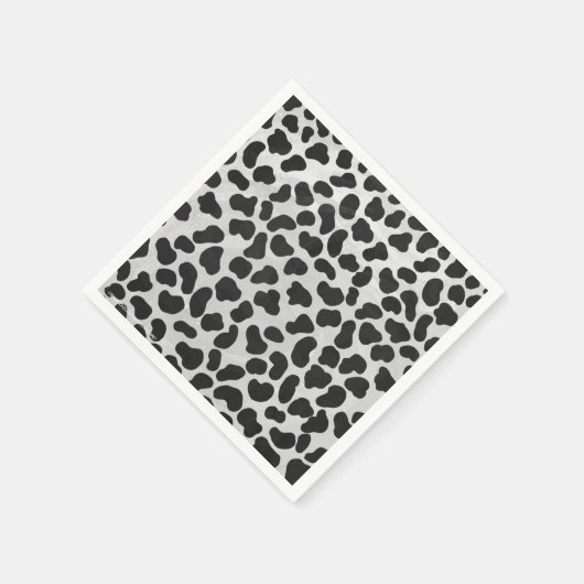 Dalmatiaans zwart-wit afdrukken servetten (Hoek)