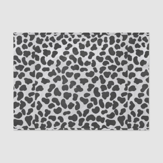 Dalmatiaans zwart-wit afdrukken tissuepapier (Voorkant)