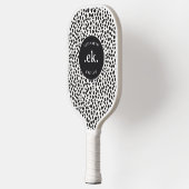 Dalmatiaanse Hond Abstract Patroon Monogram Pickleball Paddle (Links)