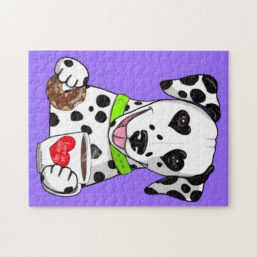 Dalmatiaanse koffie legpuzzel (Horizontaal)