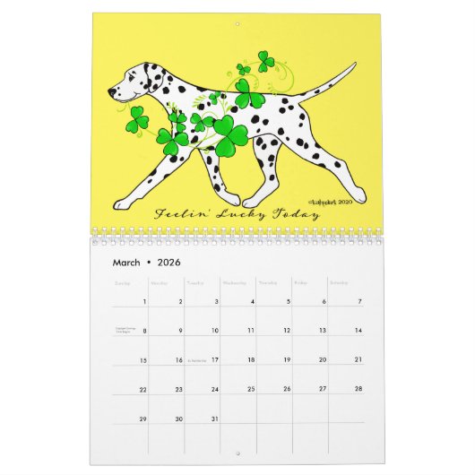 Dalmatiaanse liefde kalender (Mar 2026)