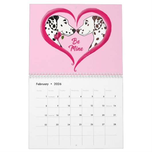Dalmatiaanse liefde kalender (Feb 2026)
