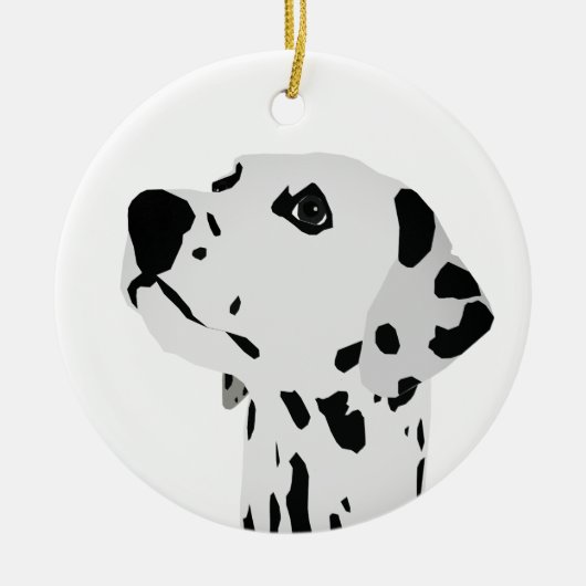 Dalmatiaanse liefde keramisch ornament (Voorkant)