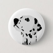 Dalmatiaanse liefde ronde button 5,7 cm (Voorkant)
