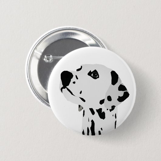 Dalmatiaanse liefde ronde button 5,7 cm (Voorkant /achterkant)