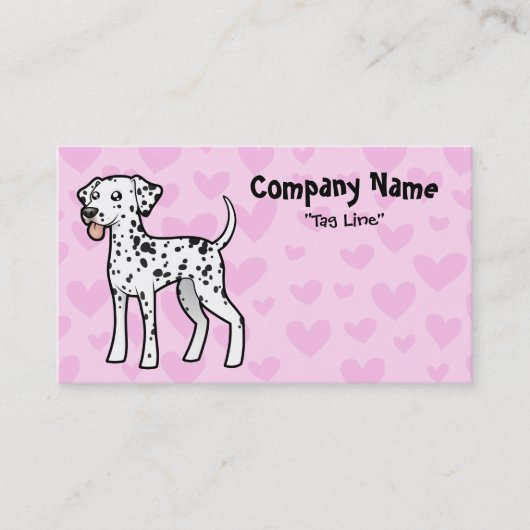 Dalmatiaanse liefde visitekaartje (Voorkant)