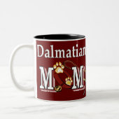 Dalmatiaanse mam Darks Tweekleurige Koffiemok (Links)
