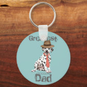Dalmatiaanse vader sleutelhanger (Voorkant)
