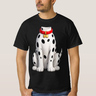 Dalmatiaanse volwassenen mannen vrouwen kinderen D T-shirt
