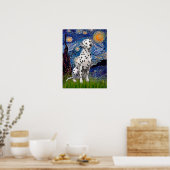 Dalmatian 1 - Sterrennacht (Vert.) Poster (Keuken)