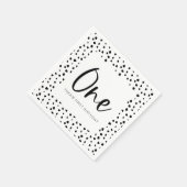 Dalmatian 1ste verjaardag servet (Hoek)