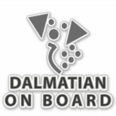 Dalmatian aan boord sticker (Voorkant)