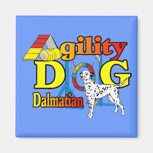 Dalmatian Agility Gifts Magneet (Voorkant)