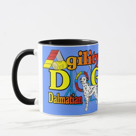 Dalmatian Agility Gifts Mok (Links)