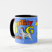 Dalmatian Agility Gifts Mok (Voorkant links)