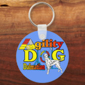 Dalmatian Agility Gifts Sleutelhanger (Voorkant)