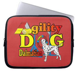 Dalmatian_Agility Laptop Sleeve