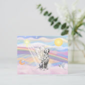 Dalmatian Angel Briefkaart (Staand voorkant)