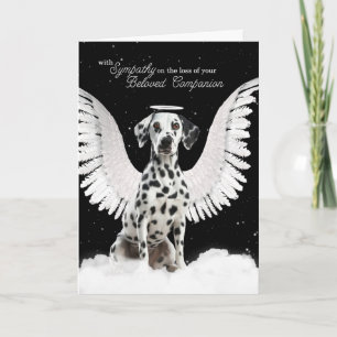 Dalmatian Angel Dog Pet Kaart