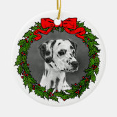 Dalmatian Art van Glenda S. Harlan Keramisch Ornament (Voorkant)