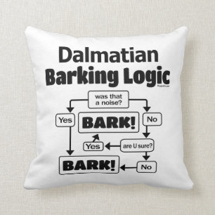 Dalmatian Barking Logic Kussen