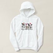Dalmatian Best Dog Mam Valentijnsdag Funny Puppy Hoodie (Design voorkant)