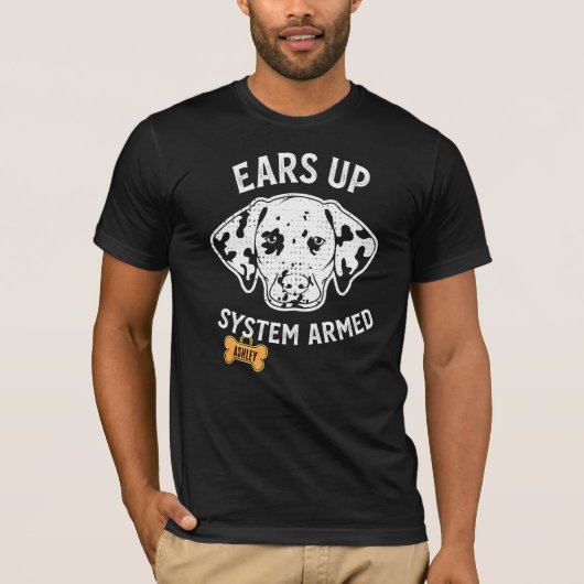 Dalmatian Big dog Armed T-shirt (Voorkant)