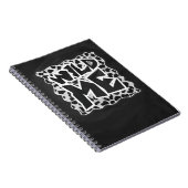 Dalmatian Black and White met Wild Me Notitieboek (Rechterzijde)