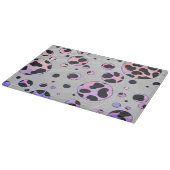 Dalmatian Black en Pink Polka Dot Print Snijplank (Hoek)