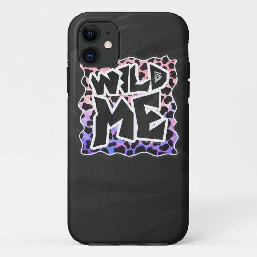 Dalmatian Black en Pink Wild Me Case-Mate iPhone Case (Achterkant)