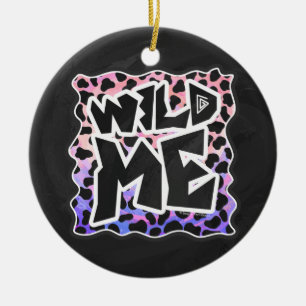 Dalmatian Black en Pink Wild Me Keramisch Ornament