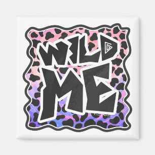 Dalmatian Black en Pink Wild Me Magneet