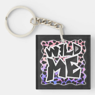 Dalmatian Black en Pink Wild Me Sleutelhanger