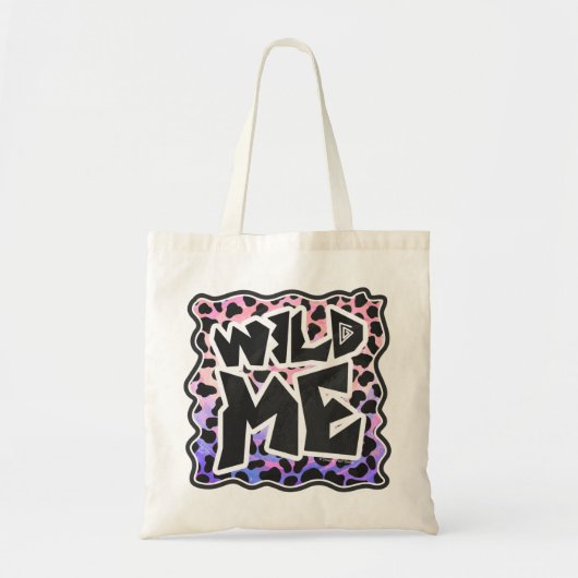 Dalmatian Black en Pink Wild Me Tote Bag (Voorkant)