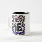 Dalmatian Black en Pink Wild Me Tweekleurige Koffiemok (Voorkant links)