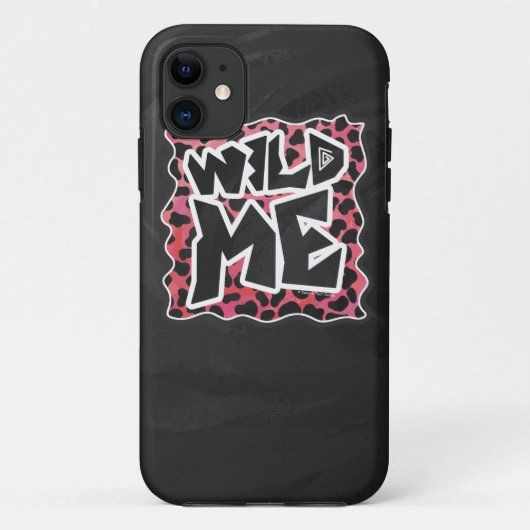 Dalmatian Black en Red met wilde mij Case-Mate iPhone Case (Achterkant)