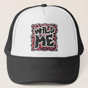 Dalmatian Black en Red met wilde mij Trucker Pet